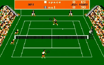 Match Point (UK) (1985) screen shot game playing